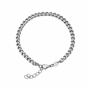 Curb Bracelet 5MM (Silver)