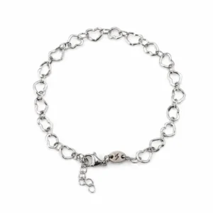 Heart Links 5.5MM Bracelet