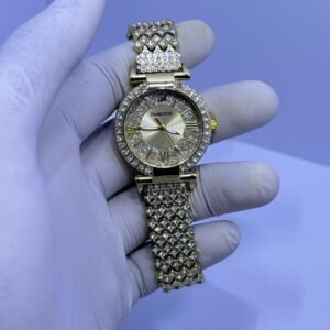 Swarovski Luxe Gold Crystal Bracelet Watch